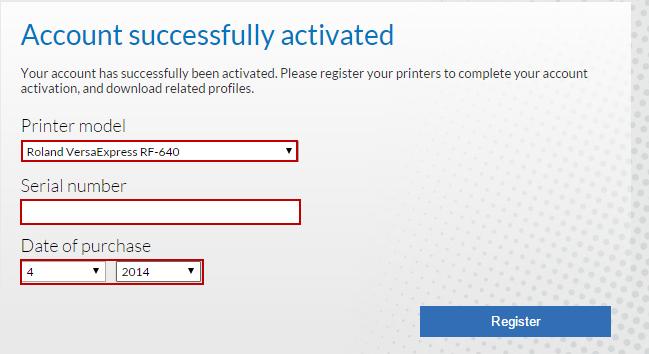 How to register Click the link in the email, to finish the activation process.