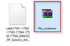 Go to your local download folder, where you will find the needed RML file.