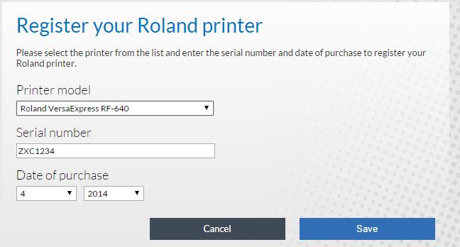 Other function From the menu My printers you can make adjustments to your personal site. You can register a new printer.