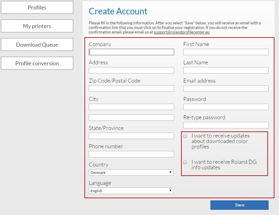 How to register In order to start registering, click the button Register Fill in the