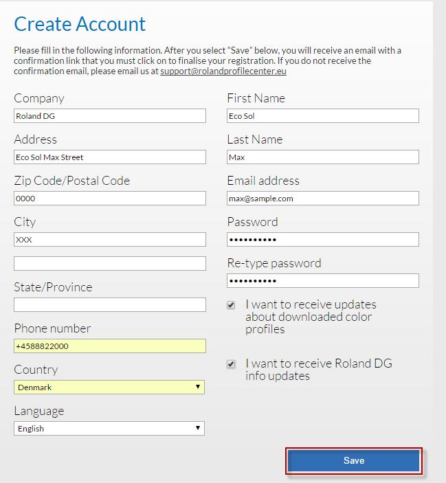 How to register When the form have been