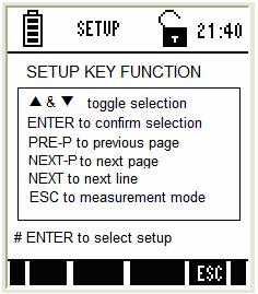 4. Setup Mode 4.1 About Setup Mode The setup mode lets you configure various parameters & settings of the meter.