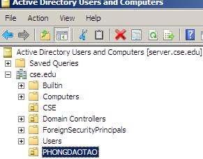 Tạo OU: B1: Start chọn Program chọn administrative tool chọn Active