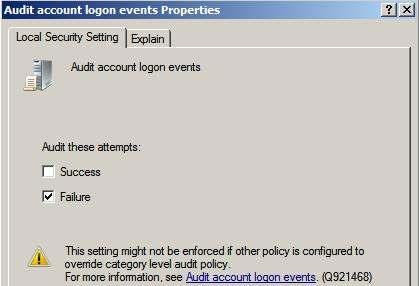 Audit log on: - Thực hiện việc ghi nhận việc log on trái phép vào máy tính (sai password) B1: Log on Administrator mở