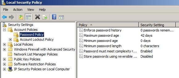 Password policy B1: Log on bằng administrator Tạo 1 user U4 và password là : 123 Báo lỗi không thể tạo ñược do không thỏa