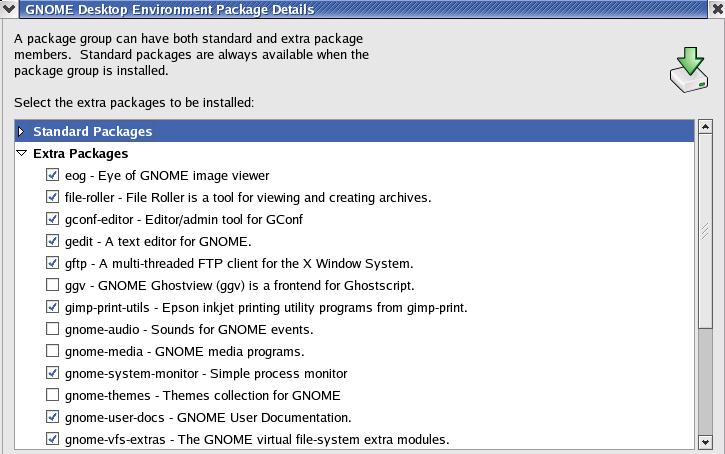 3-12 Installation Figure 3-4 GNOME Desktop Environment Details 2 Figure 3-5