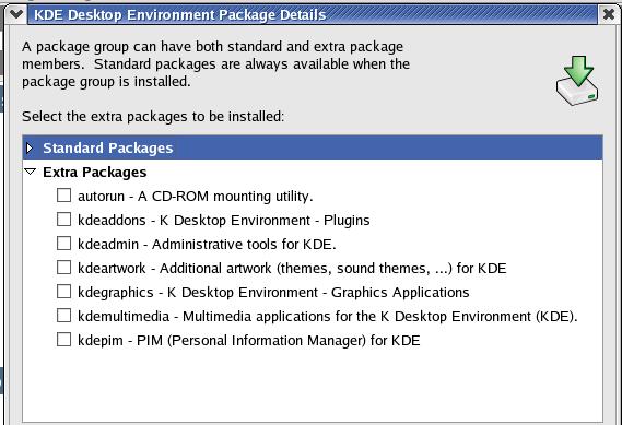 Installation 3-13 Figure 3-6 KDE Desktop Environment Details Step 11 Step 12 Click Close.