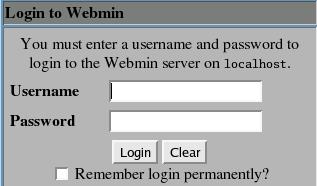 Peripherals 5-9 Step 12 Reboot the system. Webmin installs to the /usr/libexec/webmin directory. The Administration User Name is root, and the default password is neax2400.