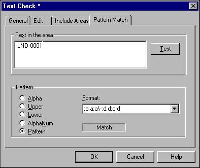 3-56 QARun GUI Testing Getting Started Guide Pattern checks have many valid operators.
