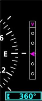 Indicator (Glidepath GPS Source) (PFD Page) Vertical Deviation Indicator (Glidepath GPS Source) (HSI Page) 3.6.