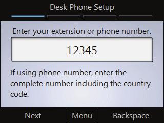 To sign in to your phone using your PIN 1. On the phone Welcome screen, select No. 2.