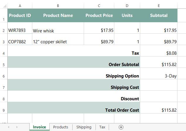 23. Invoice, Part 4: More Shipping Options This lesson is part 4 of 5 in a series. You can go to Invoice, Part 1: Free Shipping if you'd like to start from the beginning.
