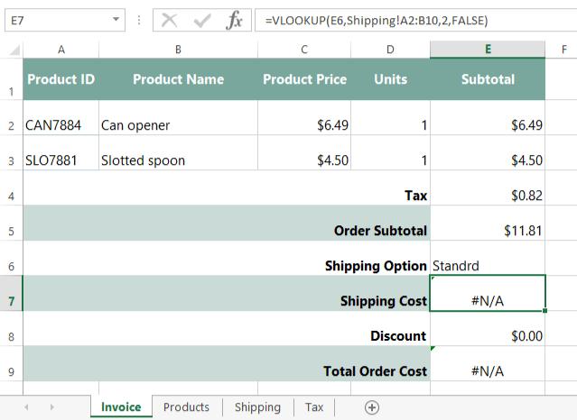 24. Invoice, Part 5: Data Validation This lesson is part 5 of 5 in a series. You can go to Invoice, Part 1: Free Shipping if you'd like to start from the beginning.