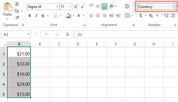 If you select any cells with number formatting, you can see the actual value of the cell in the formula bar. The spreadsheet will use this value for formulas and other calculations.