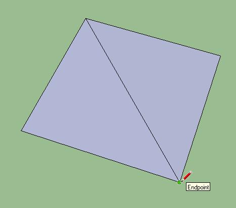 Enclosing shape Not Planar SketchUp shapes are created by a set of enclosed lines made on the same plane.