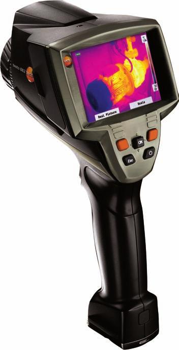 Datasheet Thermal imager testo 882 reliable thermography with high image resolution Detector size 320 x 240 pixels C SuperResolution technology to 640 x 480 pixels Thermal sensitivity 50 mk Built-in
