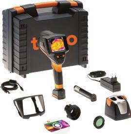 testo 875 Ordering data testo 875-1 The thermal imager testo 875-1 with a detector resolution of 160 x 120 pixels, a thermal sensitivity of 80 mk and 32 standard lens.
