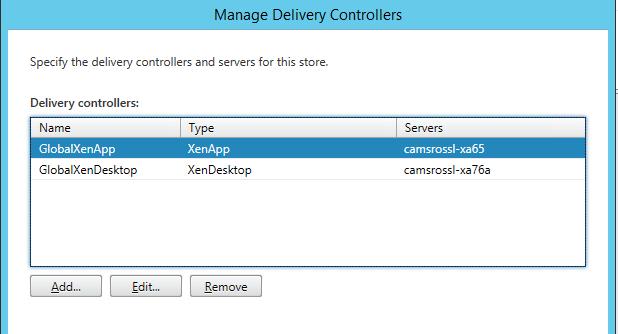 3. Start a new PowerShell session on a StoreFront server in Location 1 London and run these commands: # Import the required StoreFront modules Import-Module C:\Program Files\Citrix\Receiver