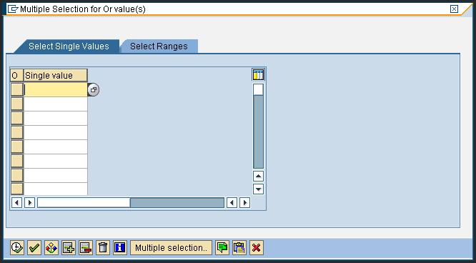 SAP Basic - Section 4: Introduction to Reports Select a range Rather than running a report for an entire internal order group you can restrict it to a range of specific internal orders.