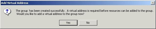 Add Resource to Group - Virtual Address screen: Select Show networks accessible by clients.