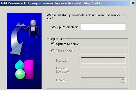 Supporting Procedures Figure 10 56 Add Resource to Group Wizard (Adding Application Server Control), Generic Service