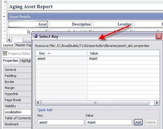 2A. Then, for each report title, subheader and field label, you will associate a label key and pair value by entering values for each one.