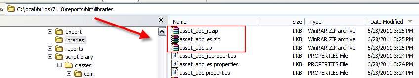 E. Then, follow the property file localization steps detailed in the pages above in steps 2G thru 2J. This will produce a Spanish and Italian properties file, asset_abc_it.properties and asset_abc_es.