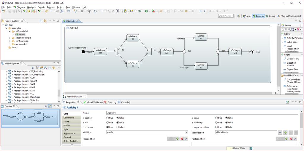 4 Tool Overview and Usage This section shows what the Simulation Tool looks like from the users point of view, and provides a quick description on how to use it in combination with GreatSPN.