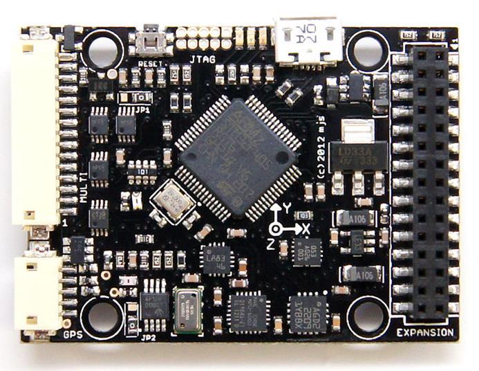 Pixhawk FMU and sensors ARM7 Cortex-M4F microcontroller (168MHz,DSP,floating-point hardware acceleration) ST Micro L3GD20H 16 bit gyroscope ST Micro LSM303D 14