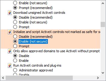 Next, in the Internet Options Security dialog, click the Custom Level button. f.