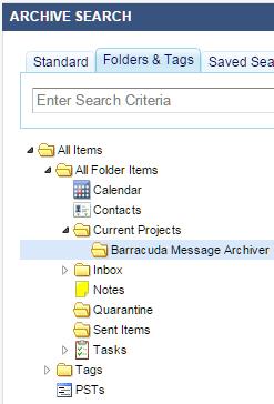 Items in your custom folders will remain in your Outlook Mailbox for 6 
