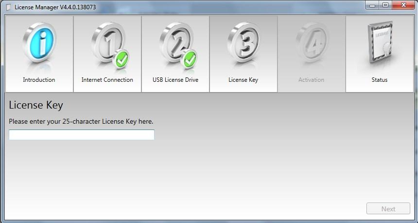 To activate the inlab 16 license, click the menu button in the