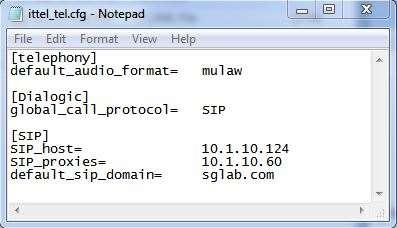 The start_port and total_ports control the maximum number of simultaneous (SIP) calls. In the ittel_tel.cfg configuration file, the relevant interface is specified.