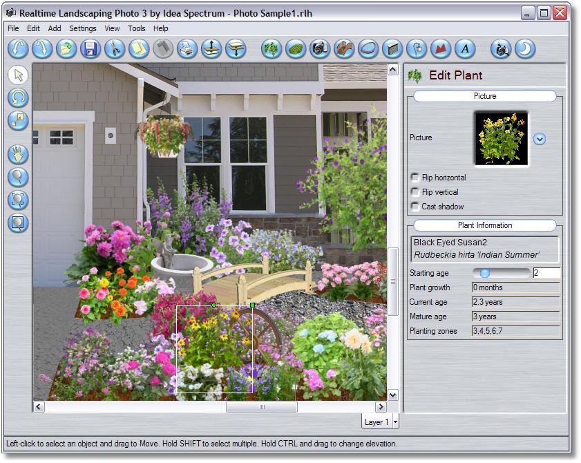 Realtime Landscaping Photo Use Realtime Landscaping Photo to design your landscape over a picture of your existing house and
