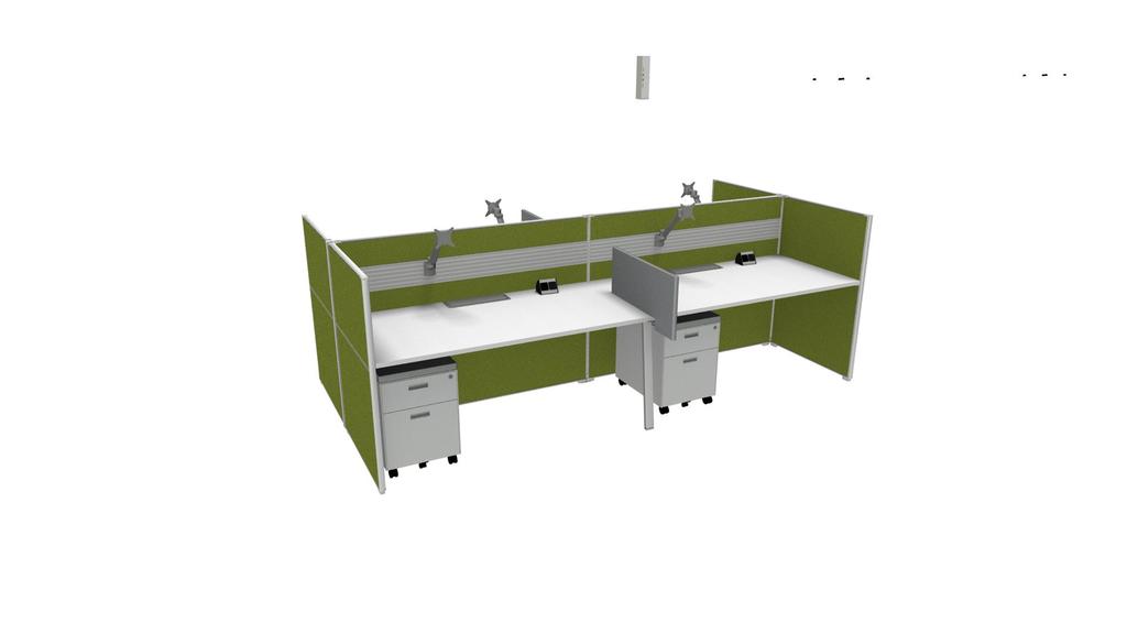 ASSOCIATE WORKSTATION FIXED HEIGHT APAC AW-7 Lexicon bench (800Dx1600W per workstation) Lexicon Panel with slatwall Divisio Side Screen 750D 295H UPV Mobile Pedestal with cushion top 1box/1 file