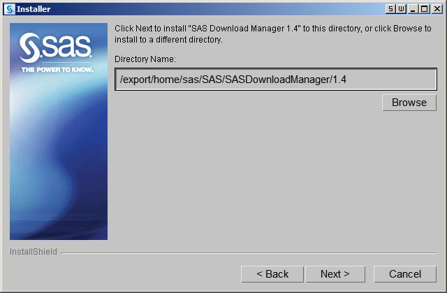 Performing Pre-migration Tasks 4 Create a Depot by Using the SAS Download Manager 43 3 UNIX and z/os: In a console, navigate to the download path and type the download s filename.