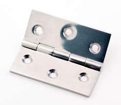 hinges BUTT HINGE Brass or Stainless Steel (SS) AISI 316 Screw holes: Ø