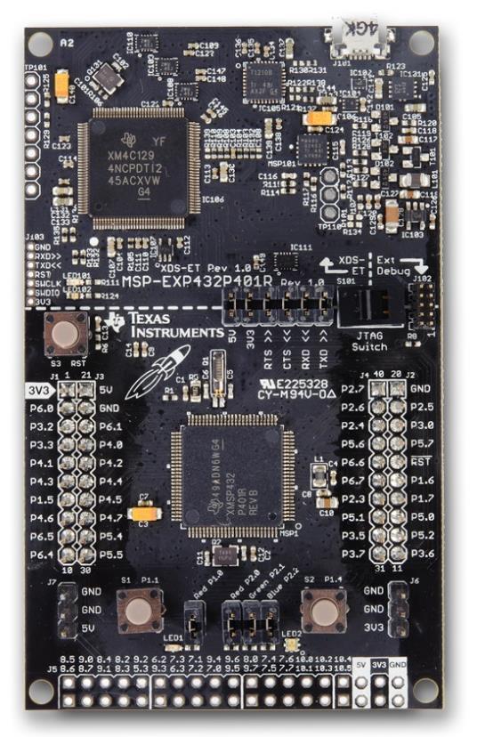 MSP432 LaunchPad Introducing the new MSP432 processor for Low Power + Performance Target MCU: MSP432P401R BoosterPack Pinout: 40-pin Specs: 48 MHz 32-bit ARM Cortex -M4F CPU 256 kb Flash / 64 kb RAM