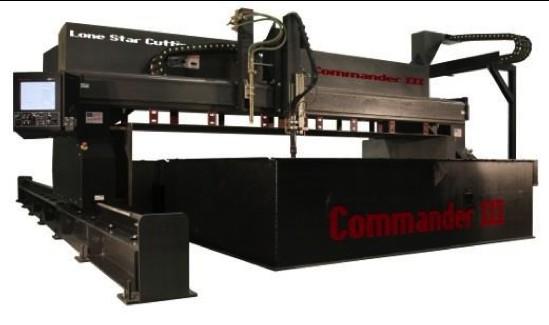 Commander III Dual Side A/C Servo Motors Ball Screw Z Axis/Lifter Helical Rack and Pinion (X,Y) Precision V-Groove Bearings and Rails Heavy Steel Wall Tubing Construction Enclosed Cable Track Heavy