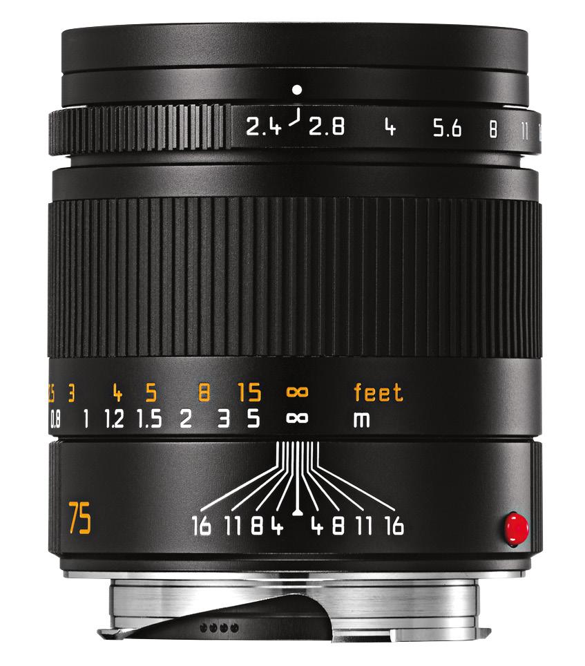 Technical Data. Illustration : Lens Leica Summarit-M 75 mm f/.