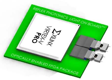 2 LightABLEs 100 m @ 120 Gbps, bi-directional data Connectivity to other optically enabled FPGAs (virtual multicore