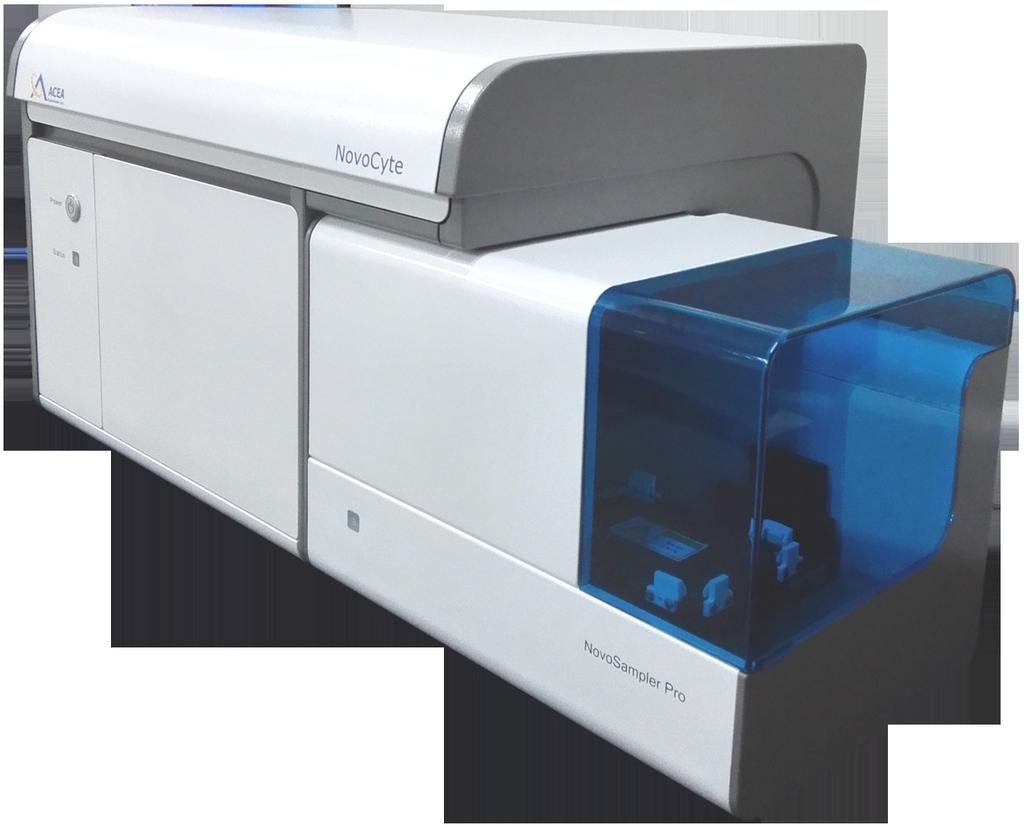 1 Introduction Installation 2 Position the NovoSampler Pro to NovoCyte instrument as shown in Figure 1-5.