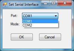 These modes can be configured as COM1 and COM2.