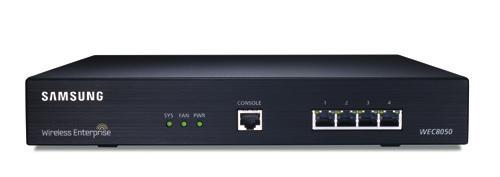 WLAN Controllers Enterprise WLAN Controller WEC8500 The Samsung Access Point Controller WEC8500 is specially designed for mission-critical wireless networking in mid-sized to large enterprises.