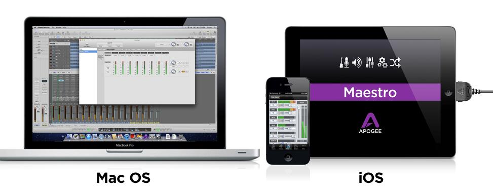 Maestro - Apogee ONE User s Guide Maestro Software Apogee Maestro is the first audio interface control application made for Mac and ios*.