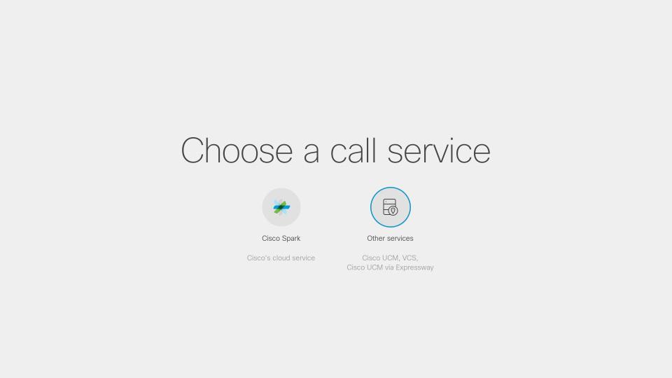 Register to a call service (When using a provisioning system) If your system is automatically provisioned, the IP and provisioning settings are automatically configured and the setup assistant skips