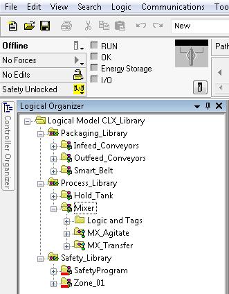 configuration of system LOGICAL ORGANIZER Simplify design with code