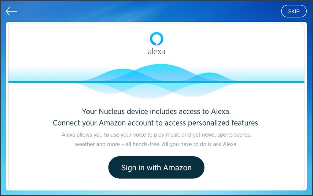 13. The next step is to set up Alexa, Amazon's voice assistant, if you'd like.
