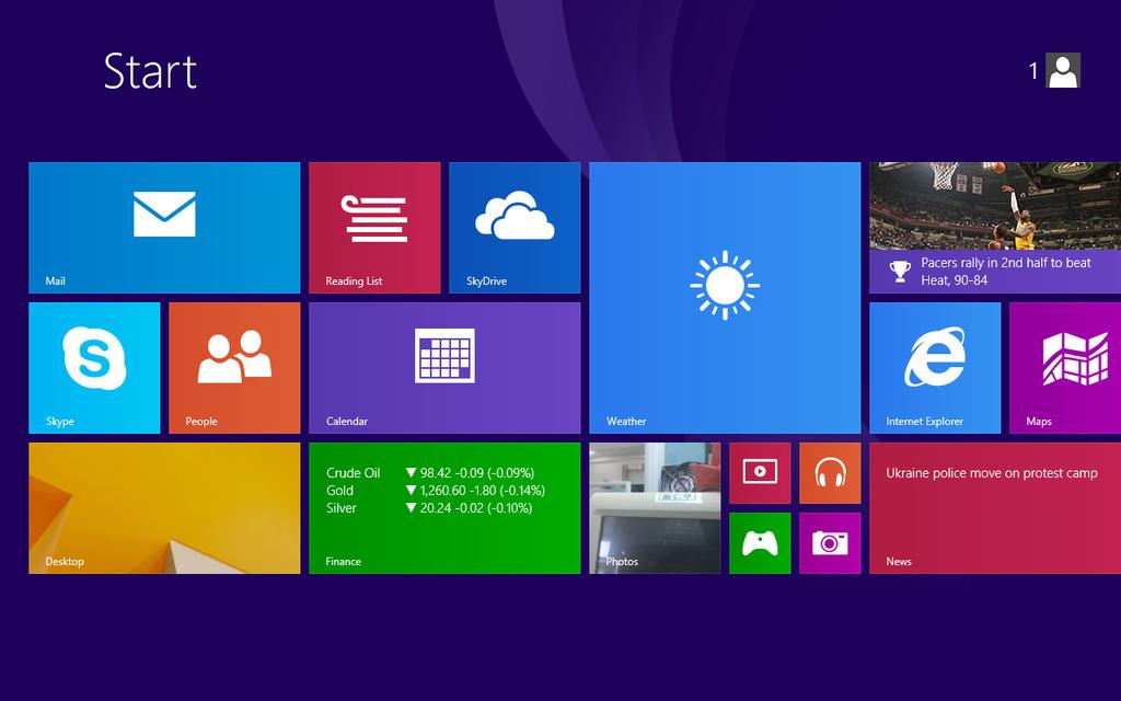 5. Introduction to Desktop a. Windows 8.