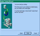 Now select Tuning Wizard and the following appears: Select the Test